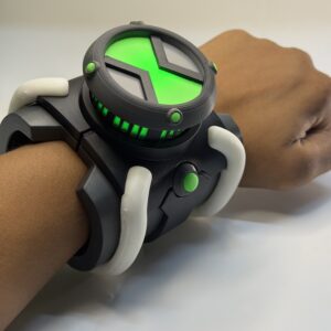 Ben 10 Classic Omnitrix - Pop Up LED Watch Replica 3D Printed Prop